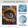 thumbnail image 3 of Diamond Art Kit for Adults, Eye Flowers Vibrant Colors Fusion Diamond Painting for Adults Beginners, DIY Diamond Art Painting Kits, 5D Diamond Painting Crafts for Home Decor 12x16 Frameless, 3 of 7