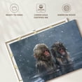 thumbnail image 6 of Elephant Stock Monkey Duo Wall Art - Horizontal Canvas Wall Art - Living Room Wall Decor - Animal Canvas - Gray And Pink Decor - 51" x 34", 6 of 8