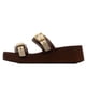 thumbnail image 2 of Sandalias para Mujer Mila 7010 chocolate 24.5, 2 of 6