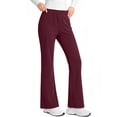 thumbnail image 3 of Fantaslook Flared Pants for Women High Waisted Lightweight Pull On Pants Workout Bootcut Work Pants, 3 of 8