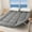 Grey, variant on Fluffy Mattress Topper - Flannel Bubble Breathable Fiber Filling Folding Roll Up Mattress Sleeping Pad, Comfort 2.36-3.15inch Thickness Quilted Mattress Topper for Sleeping