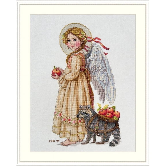 Cross stitch kit Merejka It's Apple Picking Time K-259A