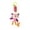 c, variant on Kiddiway Baby Toy Teether Car Hanging Wind Chime - Plush Figurine Style, Baby Car Toys & Stroller Toys, Teething Toy with Soft Rattle, Sensory Soothing, BPA-Free, Hanging,d