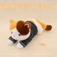 thumbnail image 3 of Weighted Soft Cat Plush Toy Body Pillow - Cute Lifelike Kitten Stuffed Animal (Clothes Removable), 3 of 7
