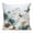 Blue, variant on Throw Pillow Covers 16x16 Inch, Teal Tulip Butterfly Decorative Pillow Cases for Couch Sofa Bed, Beige Turquoise Floral Blue Coastal Cotton Linen Square Home Decor Pillowcases with Hidden Zipper