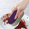 thumbnail image 4 of Cleaning Sponges for Dishes, 3-pack Multicolor Polyurethane Scrub Sponges, Extra Thick & Super Absorbent for Scrubbing Pots and Pans, Non-scratch Dual-sided Sponge for Kitchen Sinks and, 4 of 6