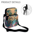 thumbnail image 5 of Chririnla Tropical Parrot Sling Shoulder Bag, Lightweight Polyester Crossbody Messenger Bag with Pocket for Travel and Daily Shopping, 5 of 7