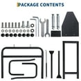 thumbnail image 2 of Hot Tub Cover Lifter Hydraulic, Spa Cover Lifter with Adjustable Width 32"-52", Single Gas Bar, Easy One-Person Operation, Sturdy U-Shaped Bracket, Weatherproof, 2 of 7