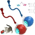 thumbnail image 1 of TinFetch Dog Toy, Tiny Fetch Ball Dog Toy, Tinyfetch Interactive Dog Cat Toys Balls, 2025 Upgraded 360°Smart Automatic Rolling Electric Dogs Ball Toy, Gift for Pets (Mix), 1 of 8