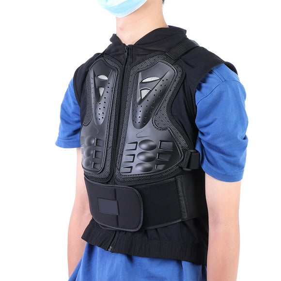 Chaleco sin mangas para motocicleta, protección transpirable para la espalda y el pecho, para montar en deportes al aire libreM