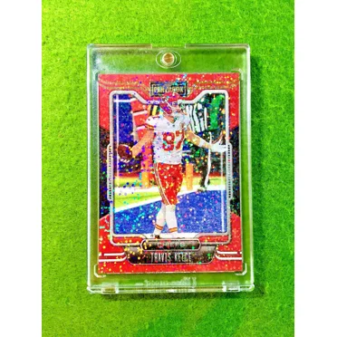 TRAVIS KELCE WHITE SPARKLE PRIZM CARD CHIEFS SP 2021 Playbook Travis Kelce SSP