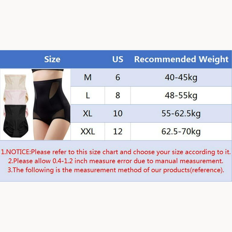 ZMHEGW Underwear Women Tummy Control Lifter Tummy Control Waist Trainer  High Waist Stomach Body Shaper Girdle Ladies Panties
