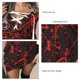 thumbnail image 5 of Vestido de otoño para mujer, manga larga, con cordones, dobladillo alto y bajo, cuello en V, vestido casual para fiesta y vacaciones, 5 of 6