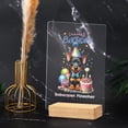 thumbnail image 4 of Happy Birthday Cute Puppy Doberman Pinscher with Cake Gifts Party Hat Acrylic Plaque Sign Ashwood Base Doberman Dog Lover Gifts Home Desk Decor - 00029, 4 of 5