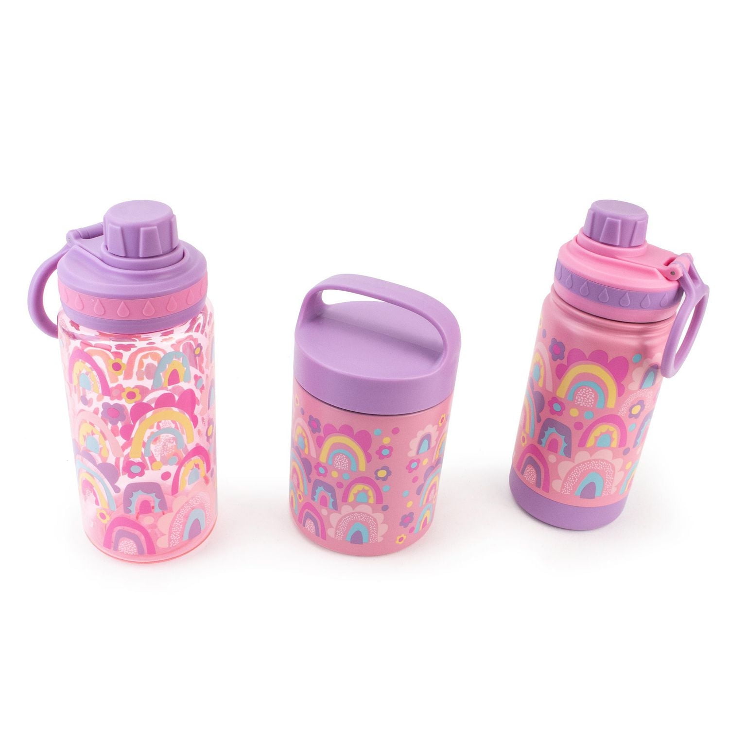 3Pk Pyrenee Bottle Set-Rainbow Pink
