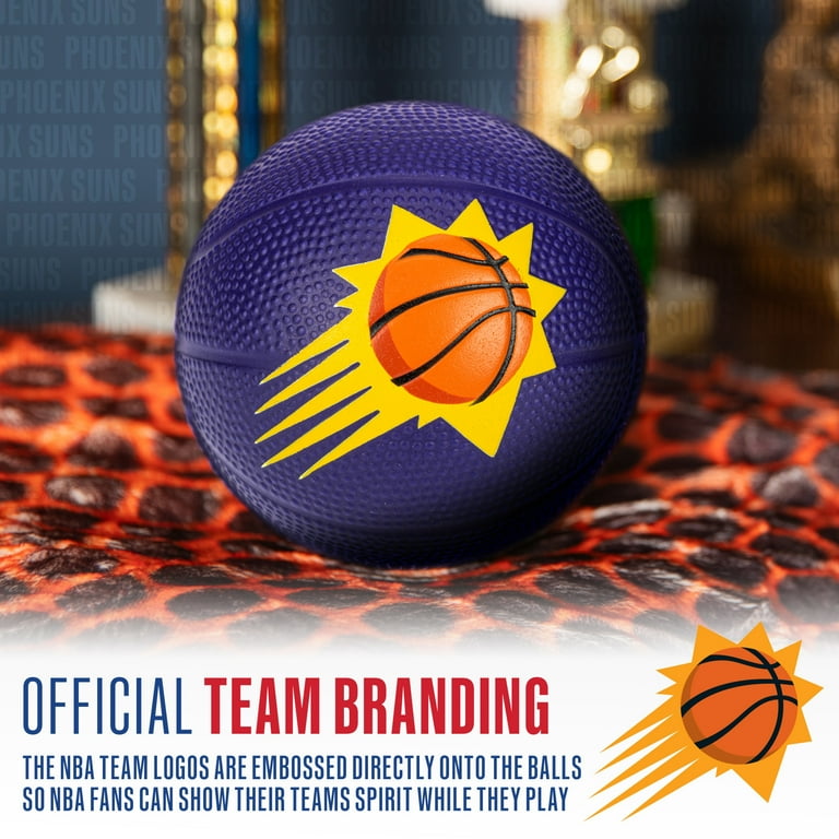 FANMATS Phoenix Suns Basketball Rug - 27 Inch Round, Team Logo Design, Non-Skid Backing, Machine Washable Sports Mat