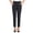 Black, variant on Women's Plus Size Summer Pants Button Straight Leg Trousers with Pockets Comfortable Flattering Fit for Casual Work Outings