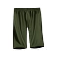 thumbnail image 4 of Quick Dry Shorts Women Cooling Breathable Knee Length Long Bermuda Shorts Plus Size Stretch Active Jogging Lady Athletic Walking Clothes With Pockets, 4 of 7
