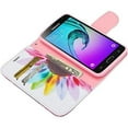 thumbnail image 4 of for 5" Samsung J3 Luna Pro Eclipse Sol 2 Mission Case Phone Case Wallet Fold Kick stand Pouch Card Pocket Hybrid Purse Screen Flip Cover Crystal Flower, 4 of 4