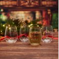 thumbnail image 3 of Pfaltzgraff Winterberry Glass Stemless Wine Sentiments Glasses Set of 4, 3 of 7
