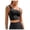 a-Black22756, variant on Womens One Shoulder Sports Tank Top Solid Color Asymmetric Strap Activewear Crop Top With Wide Elastic Band For Workout Daily Fitness Athletic Training Black