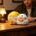 thumbnail image 4 of Hamster Collectible Figure Toy, Lucky Fortune Theme Blind Capsule, 1 Random Piece PVC Figurine, Desktop Decoration Ornament for Collectors and Kids Hobby, 4 of 6