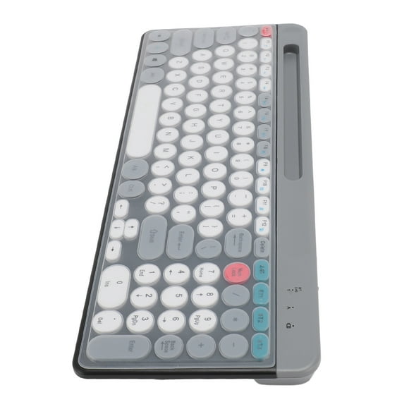 Keyboard Mouse Set, Vintage Keyboard Mouse DPI 1000 1200 1600 Connect 3 Devices Wireless for WIN7 for Tablet