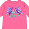 thumbnail image 4 of Inktastic Big Sister Cute Butterflies Girls Long Sleeve Toddler T-Shirt, 4 of 5