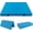 Blue, variant on GJWL 4' x 4' Folding Gymnastics Mat with Carry Handles, Bio-Folding Tumbling Mat for Kids & Cheerleading