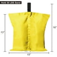 thumbnail image 2 of ABCCANOPY Yellow Canopy Weights Tent Sand Bags,4pcs-Pack, 2 of 6