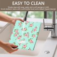 thumbnail image 4 of Placemat, Pioneer Flower Floral Print Pattern Place Mats Table Mat Set Of 2, PVC Washable Placemats for Party Kitchen Dining Decoration, 18x12 Inch, Fade Resistant, 4 of 6
