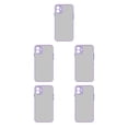 thumbnail image 2 of Tholdsy Funda de teléfono acrílica a prueba de golpes, protector de teléfono móvil de color de contraste, reemplazo para 11 Pro Max, morado morado claro iPhone11PROMAX 5piezas, 2 of 6