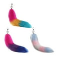 thumbnail image 6 of Aellinatey Animal Tail Keychain Faux Furs Tail Pendant Long Tail Pendant Charms Keyring, 6 of 9