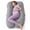 Grey, variant on QUEEN ROSE Pregnancy Pillows, U Shaped Full Body Pillow for Sleeping Support, 55 Inch Maternity Pillow for Pregnant Women with Removable Velvet Cover, Grey