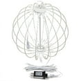 thumbnail image 5 of 12" Led Fairy Light Ball - Indoor/Outdoor Fairy Lights Decoration With Fairy Mini Lights, Sphere Light Fold Flat Metal Frame (Warm White Lights/White Frame), 5 of 7