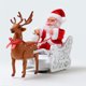 thumbnail image 4 of Naiovety Juguete de Papá Noel, trineo de animales eléctricos, juguetes de coche, decoración artesanal, adorno Adorable, regalo de fiesta de Kits de decoración para fiestas, 4 of 6