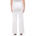 thumbnail image 3 of Rekkuna Women's Pull-On Wide Leg Super Stretch Comfort Pant with Pockets (XX-Large, White), 3 of 5