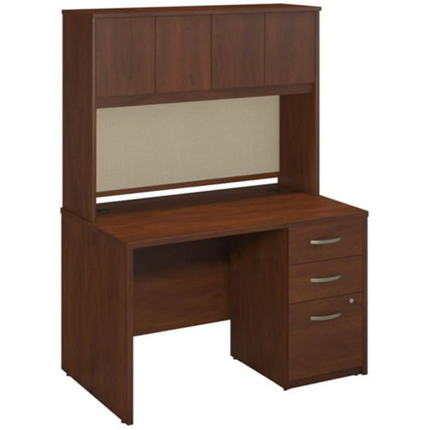Bush Business Furniture Sre129hcsu 48w X 30d Desk Shell With Hutch Walmart Com Walmart Com