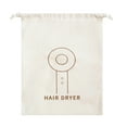 thumbnail image 2 of HongHeng 1-Pack Hair Dryer Bags, Hair Tool Organizer with Drawstring, Travel Bathroom Hair Dryer Bag - Travel, Gym, Hotel, Home Use, 2 of 6
