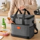 thumbnail image 4 of Bolsa de almuerzo con aislamiento térmico de gran capacidad para acampar y hacer senderismo, bolsas de tela para almacenar alimentos, bolsas de picnic, bolsas térmicas portátiles, bolsas de picnic Oxf, 4 of 6