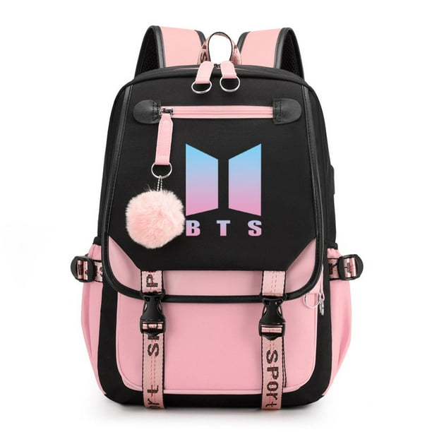 Kpop Bolsos De Bts Mochila Escolar BTS De Kpop Set Walmart En Línea