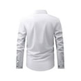 thumbnail image 3 of Wancir Mens Dress Shirts Long Sleeve Button Down Shirts for Men Casual Solid Formal Business Regular Fit Shirt, 3 of 8