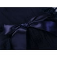 thumbnail image 4 of Baby Girl Cotton Linen Romper Lace Sleeveless Ruffle Bowknot Jumpsuit, 4 of 5