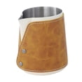 thumbnail image 3 of Jarra sin asa para espumar leche, jarra para espumar leche, 450 ml/15 , accesorios para espresso envueltos en cuero de PU, jarra para espumar leche, 3 of 8