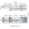 thumbnail image 3 of Cocina Integral Completa Modular Madesa Lux Sabrina 300 BG, 3 of 5
