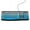 Gradient blue, variant on Keyboard Cover for K120 MK120 Corded Keyboard Protectors Skin Keyboard Thin Silicone Keyboard Cover Accessories
