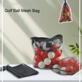 thumbnail image 3 of Bolsa de Malla de Pelota de, Bolsa de Pelota de Fácil de Limpiar El Gancho y Bucle Compacto de Malla de Nylon Conveniente para Vijar para Viajar, 3 of 7