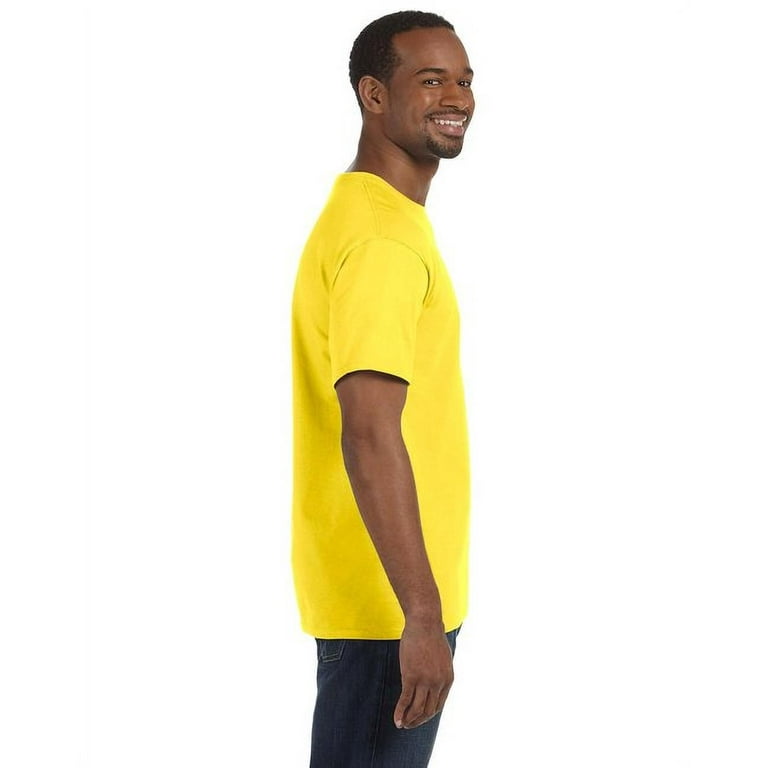 hanes yellow t shirt