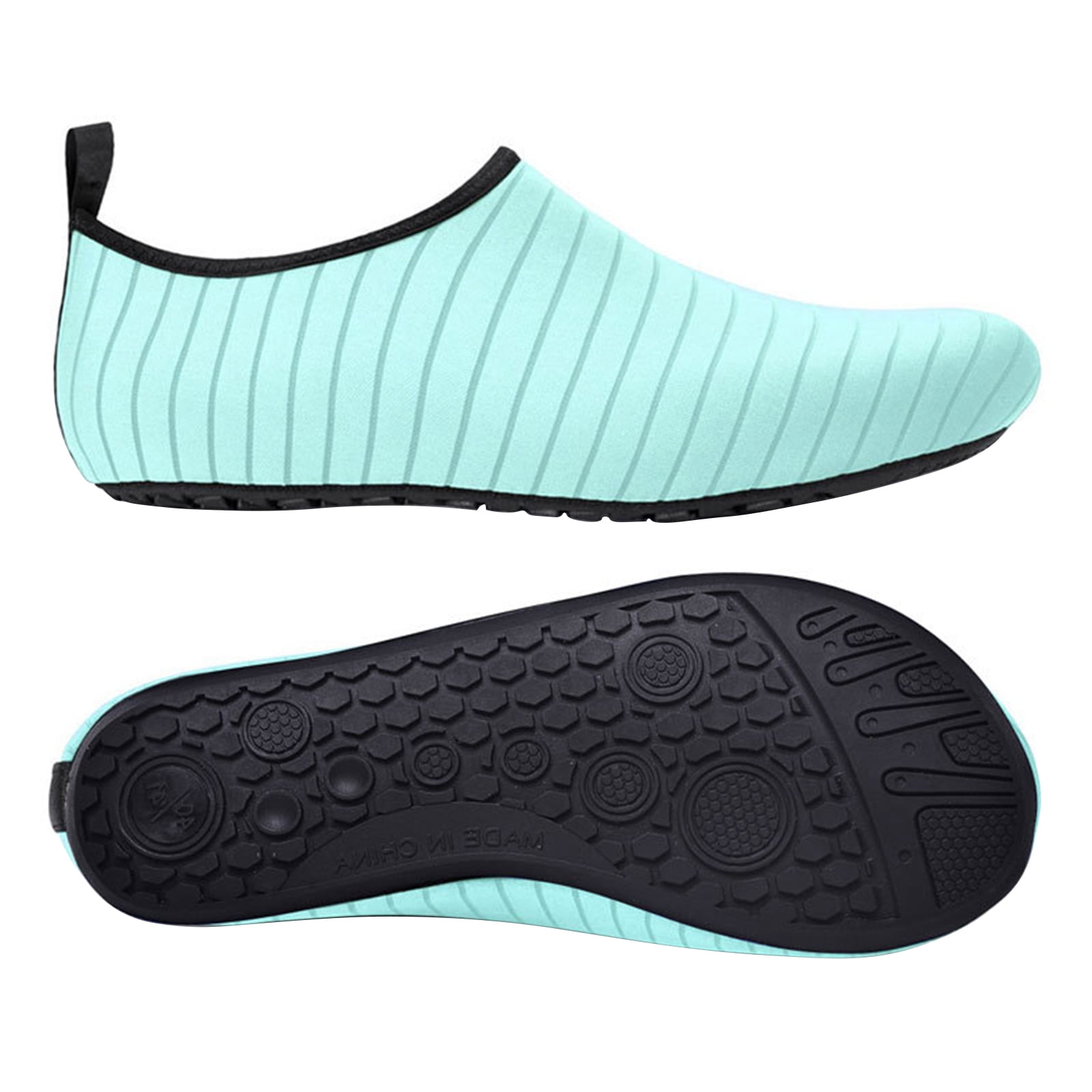 Water Shoes Barefoot Quick-Dry Aqua Socks Slip-on for Women Men Sports 