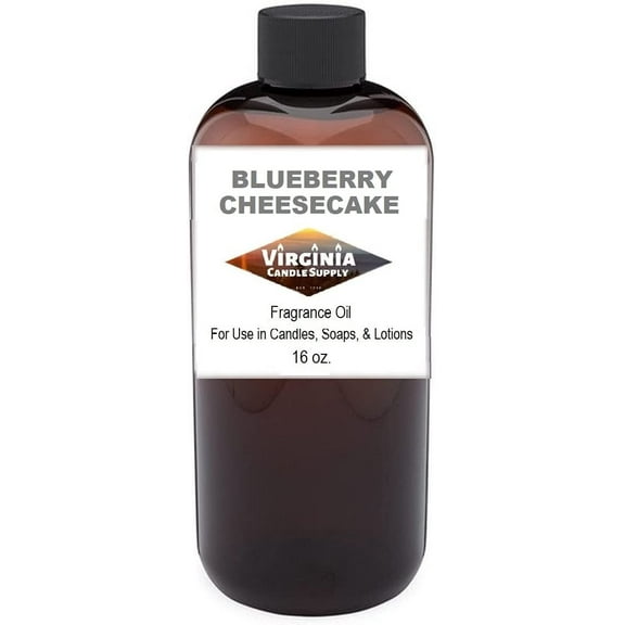 Blueberry Cheesecake Fragrance Oil 16 oz Bottle for Candle Making, Soap Making, Tart Making, Room Sprays, Lotions, Car Fresheners, Slime, Bath Bombs, Warmers